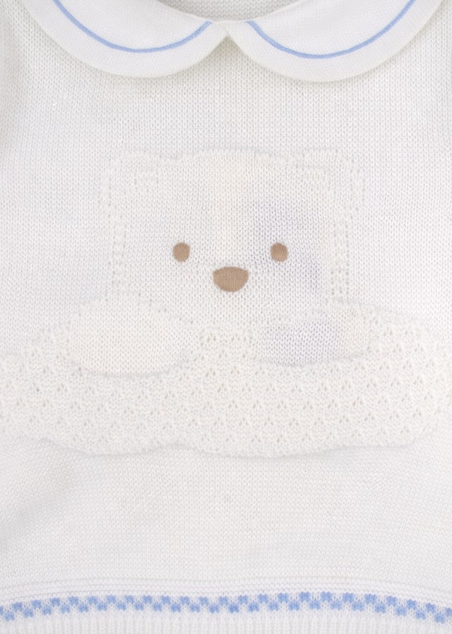 Completo Cotone Teddy Cielo EK5750/C corredino e abbigliamento neonato | NANU' BABY