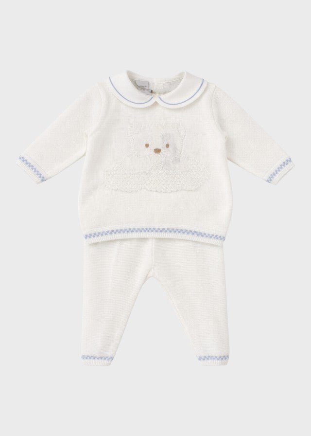 Completo Cotone Teddy Cielo EK5750/C corredino e abbigliamento neonato | NANU' BABY