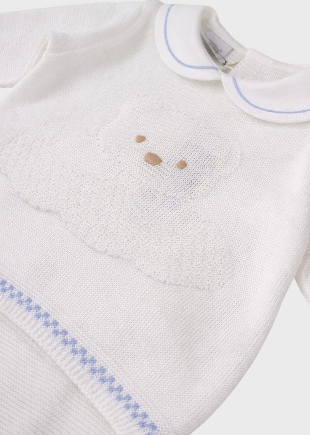 Completo Cotone Teddy Cielo EK5750/C corredino e abbigliamento neonato | NANU' BABY
