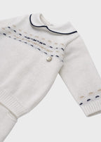 Completo Filo Cotone Blu EK5850 corredino e abbigliamento neonato | NANU' BABY