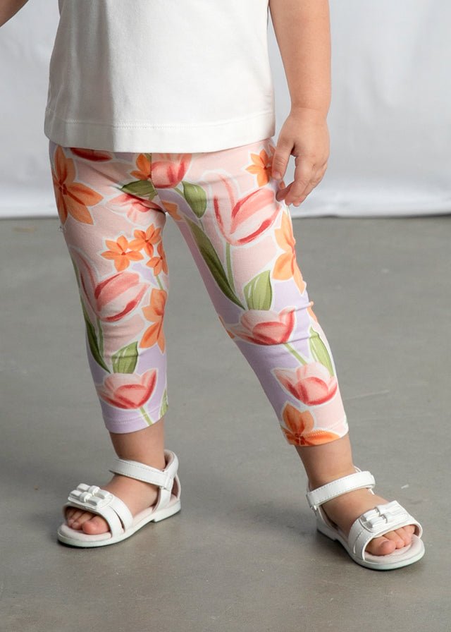 Completo Leggings Cotone Arancione 1747/28 corredino e abbigliamento neonato | NANU' BABY