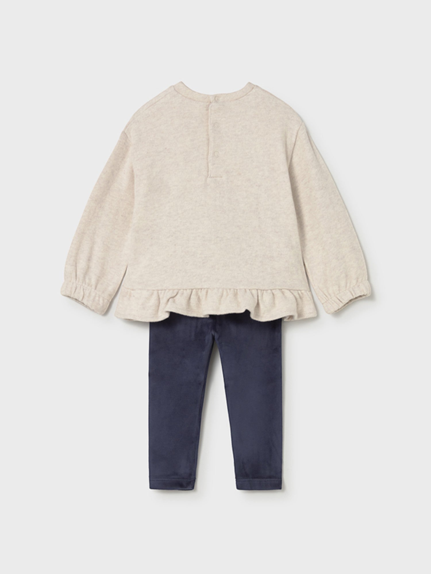 Completo leggings pullover Bimba Blu 2738/29 corredino e abbigliamento neonato | NANU' BABY