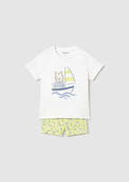 Completo Maglia Boxer Giallo 1648/16 corredino e abbigliamento neonato | NANU' BABY