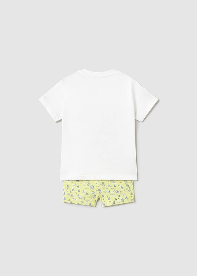 Completo Maglia Boxer Giallo 1648/16 corredino e abbigliamento neonato | NANU' BABY
