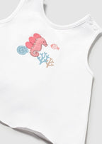 Completo Mare Arancione 3 1636/38 corredino e abbigliamento neonato | NANU' BABY