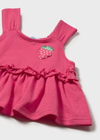 Completo Mare Cotone Rosa 1654/14 corredino e abbigliamento neonato | NANU' BABY