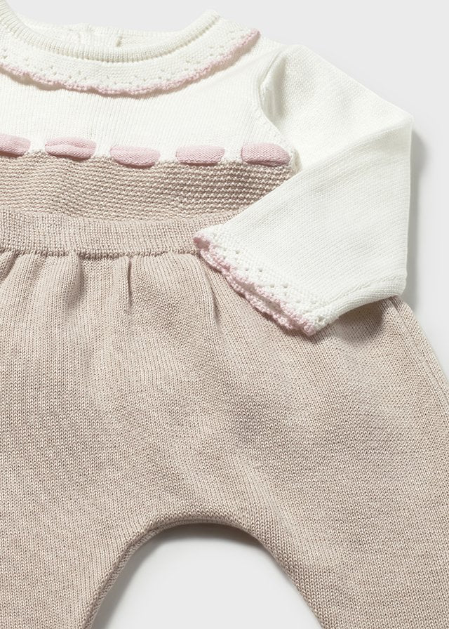 Completo Nascita Cotone Avorio 1594/12 corredino e abbigliamento neonato | NANU' BABY