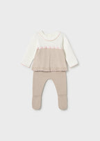Completo Nascita Cotone Avorio 1594/12 corredino e abbigliamento neonato | NANU' BABY