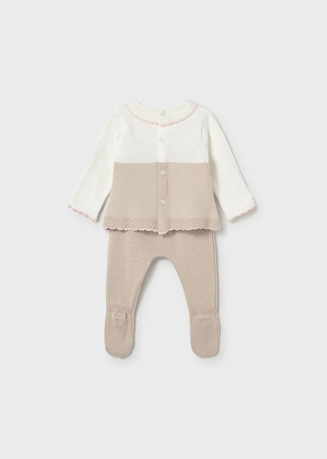 Completo Nascita Cotone Avorio 1594/12 corredino e abbigliamento neonato | NANU' BABY