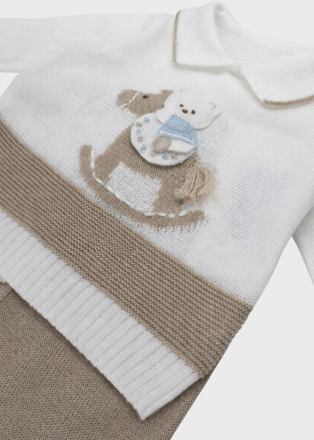 Completo Nascita Dondolo Tortora 8047 corredino e abbigliamento neonato | NANU' BABY