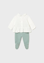 Completo Nascita Jersey Verde 1592/89 corredino e abbigliamento neonato | NANU' BABY