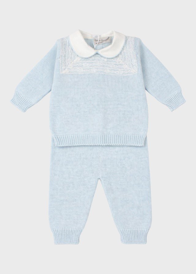 Completo Nascita Pizzo Valencienne ADNAN/CN corredino e abbigliamento neonato | NANU' BABY