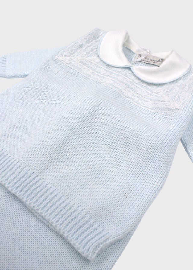 Completo Nascita Pizzo Valencienne ADNAN/CN corredino e abbigliamento neonato | NANU' BABY