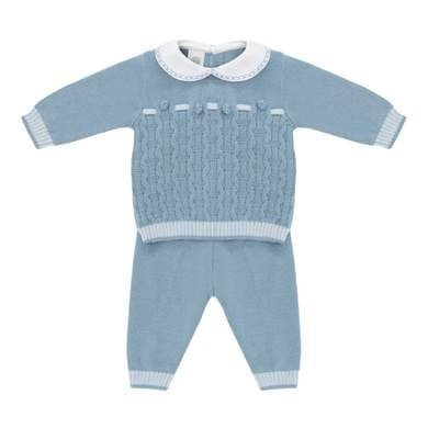 Completo nascita Pois Neonato CIELO IB6350 corredino e abbigliamento neonato | NANU' BABY