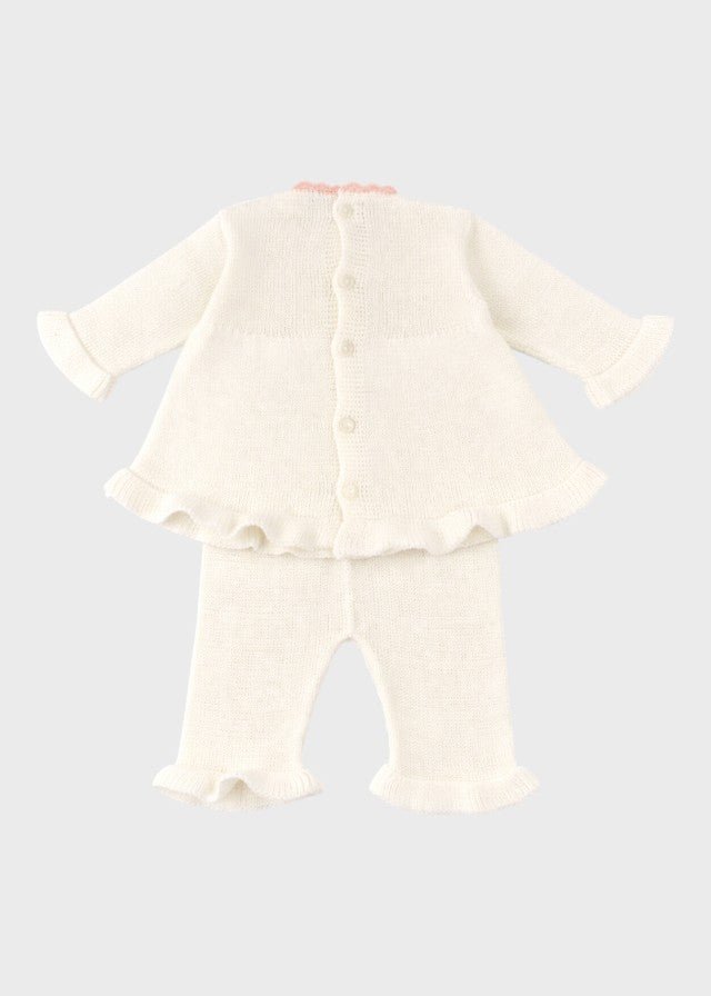 Completo Nascita Rose Bianco DELIZIA/CN corredino e abbigliamento neonato | NANU' BABY