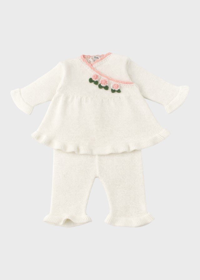 Completo Nascita Rose Bianco DELIZIA/CN corredino e abbigliamento neonato | NANU' BABY