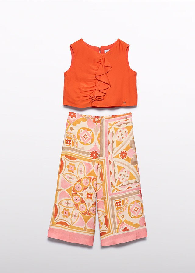 Completo Top Pantalone Stampato 5215/6 corredino e abbigliamento neonato | NANU' BABY