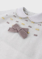 Completo Vestina Cuore Marsala EK1019/R corredino e abbigliamento neonato | NANU' BABY