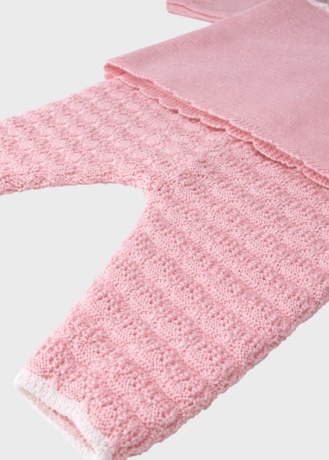 Completo Vestina Maglia Rosa EK1119/R corredino e abbigliamento neonato | NANU' BABY