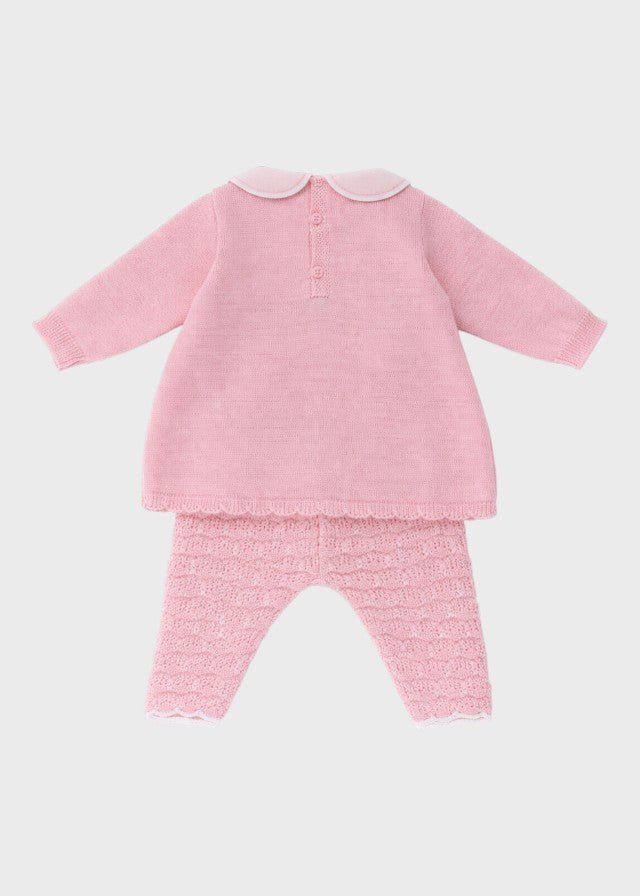 Completo Vestina Maglia Rosa EK1119/R corredino e abbigliamento neonato | NANU' BABY