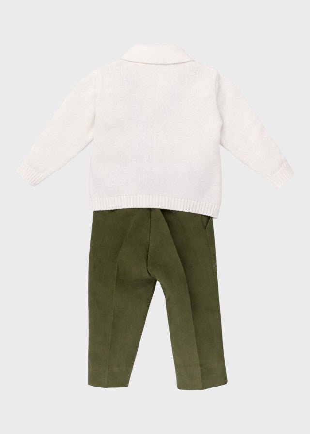 Coordinato Cerimonia Papillon Verde corredino e abbigliamento neonato | NANU' BABY