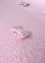 Coperta Cotone Fiocchi Rosa 181 - R corredino e abbigliamento neonato | NANU' BABY