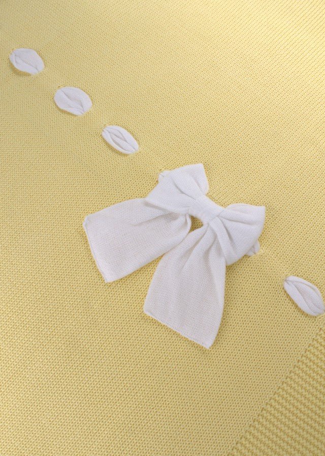 Coperta Cotone Fiocco Giallo 191 - G corredino e abbigliamento neonato | NANU' BABY
