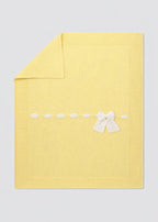 Coperta Cotone Fiocco Giallo 191 - G corredino e abbigliamento neonato | NANU' BABY