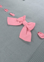 Coperta Cotone Fiocco Verde 191/V corredino e abbigliamento neonato | NANU' BABY