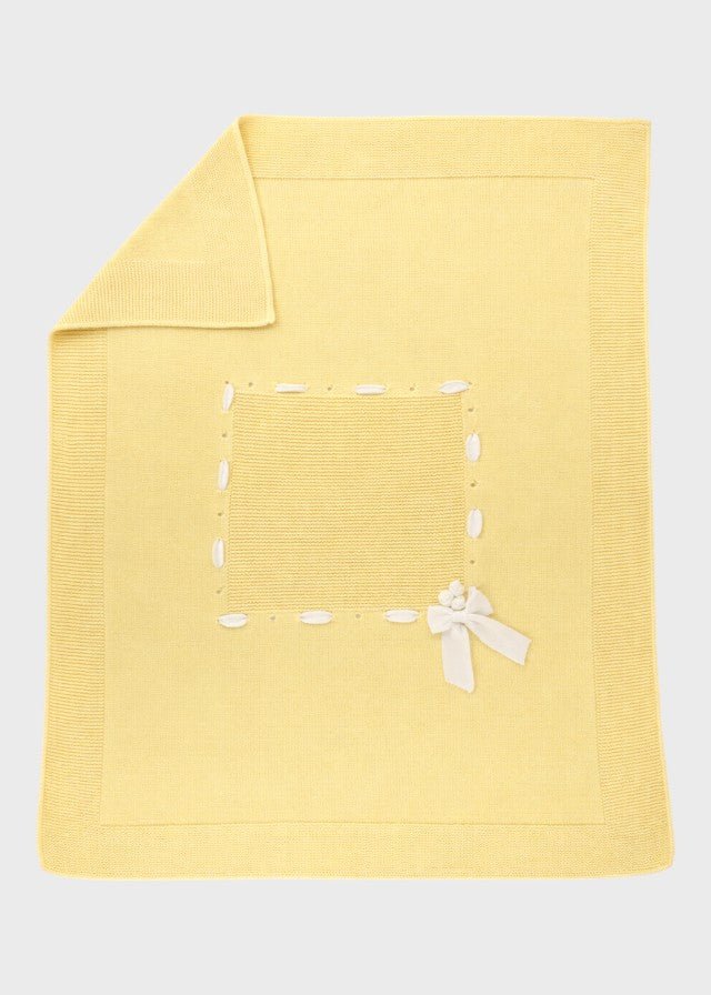 Coperta Cotone Fiori Giallo 194 - G corredino e abbigliamento neonato | NANU' BABY