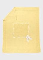 Coperta Cotone Fiori Giallo 194 - G corredino e abbigliamento neonato | NANU' BABY
