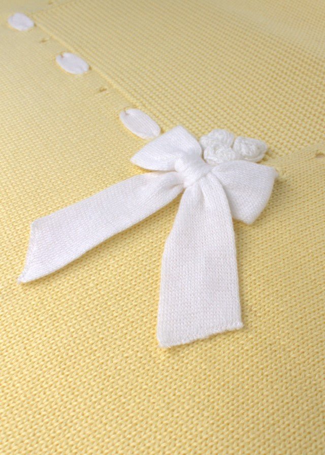 Coperta Cotone Fiori Giallo 194 - G corredino e abbigliamento neonato | NANU' BABY