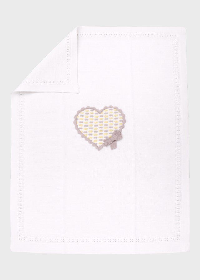 Coperta Cotone Marsala Giallo EK1080/R corredino e abbigliamento neonato | NANU' BABY