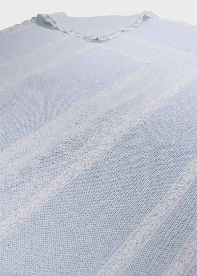 Coperta Cotone Pizzo Valencienne ADNAN/CO corredino e abbigliamento neonato | NANU' BABY