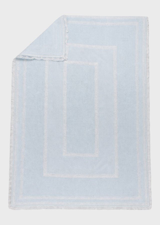 Coperta Cotone Pizzo Valencienne ADNAN/CO corredino e abbigliamento neonato | NANU' BABY