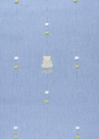 Coperta Cotone Pois Nocciolina Cielo EK5680 corredino e abbigliamento neonato | NANU' BABY