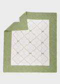 Coperta Cotone Rombi Verde FF778338/4470 corredino e abbigliamento neonato | NANU' BABY