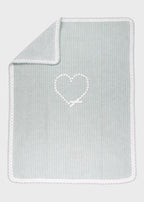 Coperta Cotone Verde Salvia EK2480/V corredino e abbigliamento neonato | NANU' BABY