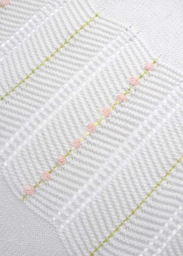 Coperta Punto Vapore Bianco FEDERICA/CO corredino e abbigliamento neonato | NANU' BABY