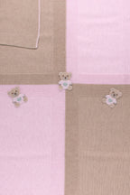 Coperta Teddy Ricamato Rosa EK6080/R corredino e abbigliamento neonato | NANU' BABY