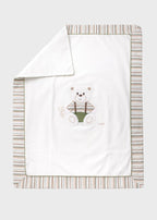 Coperta Tessuto Vaniglia Verde EK6481/V corredino e abbigliamento neonato | NANU' BABY