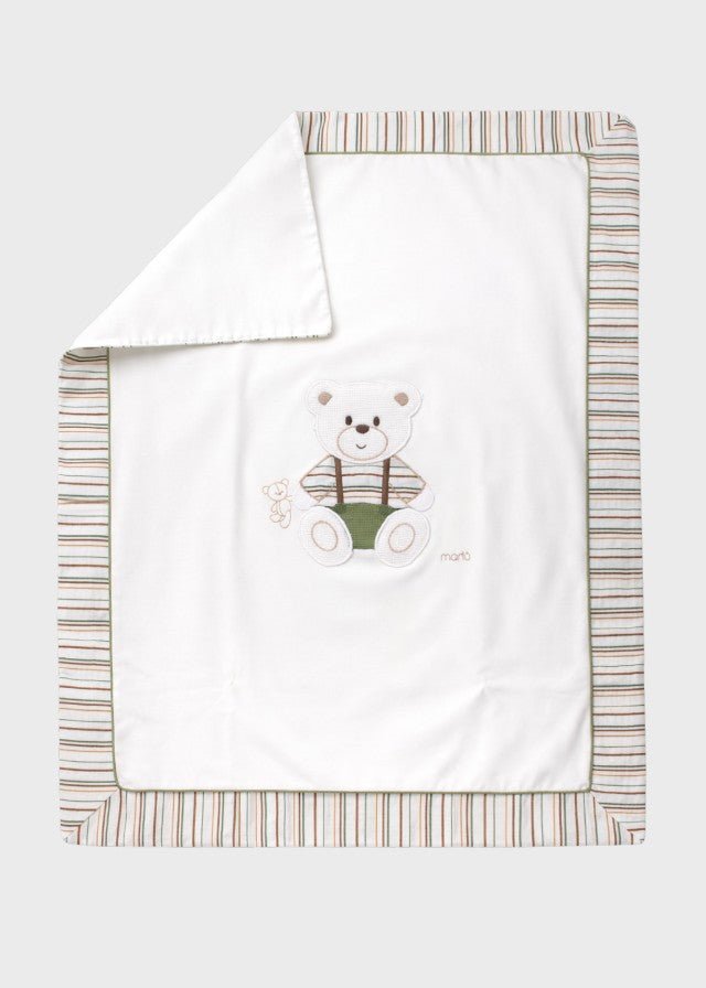 Coperta Tessuto Vaniglia Verde EK6481/V corredino e abbigliamento neonato | NANU' BABY