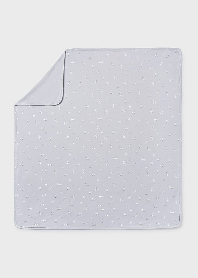 Copertina Bambù Viscosa Argento 9052/19 corredino e abbigliamento neonato | NANU' BABY