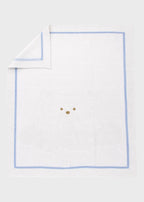 Copertina Cotone Teddy Cielo EK5780/C corredino e abbigliamento neonato | NANU' BABY