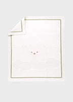 Copertina Cotone Teddy Verde EK5780/V corredino e abbigliamento neonato | NANU' BABY