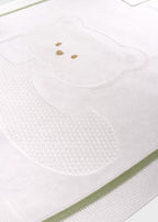 Copertina Cotone Teddy Verde EK5780/V corredino e abbigliamento neonato | NANU' BABY