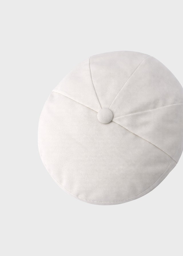 Coppola Cotone Cerimonia Bianco corredino e abbigliamento neonato | NANU' BABY