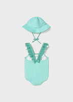 Costume Intero Cappello Verde 1764/V corredino e abbigliamento neonato | NANU' BABY