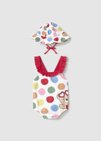 Costume Intero Mare Rosso 1764/RS corredino e abbigliamento neonato | NANU' BABY