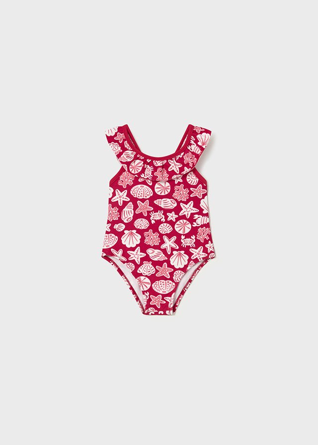 Costume Mare Stampato Rosso 1754/20 corredino e abbigliamento neonato | NANU' BABY